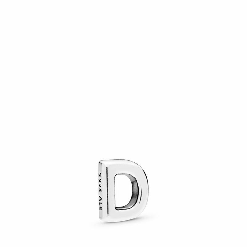 Pandora Letter D Petite Locket Charm NZ Sale, Sterling Silver (187234-GJE)